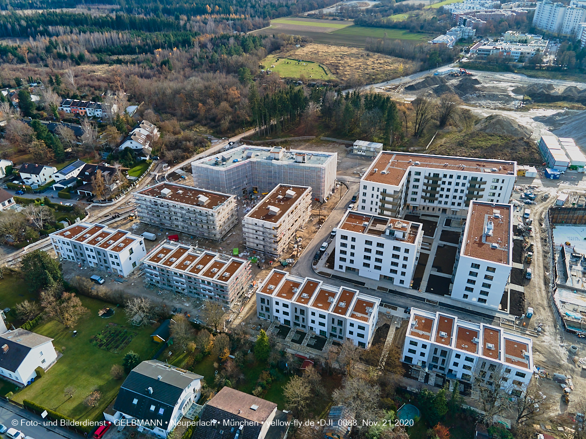 21.11.2020 - Piederstrorfer Gelände und Alexisquartier in Neuperlach in München